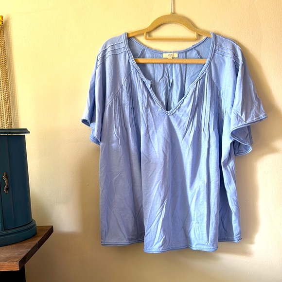 Kori Tops - Light Blue Women's Top